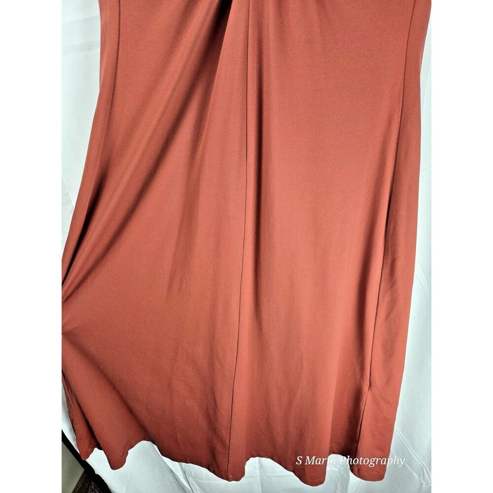 Patagonia Women's Sleeveless Twist Front Maxi Dress Rust Brown Size S - Picture 3 of 8